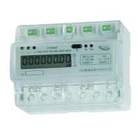 DTS8888 Three phase four wire DIN RAIL Infrared medidor energia kWh energy meter