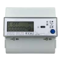 three phase DIN Rail watthour meter