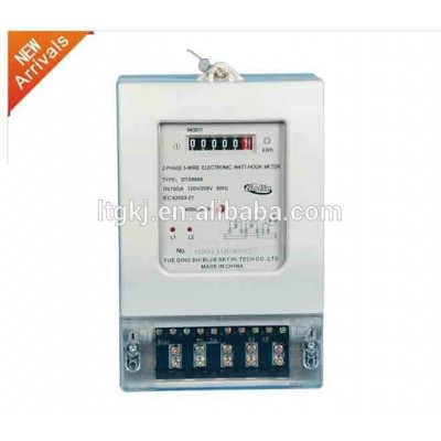 DSS8888 Two phase three wire energy meter with cyclometric register