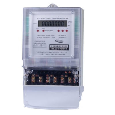 DDS8888 Two phase three wire electronic type active & reactive energy meter/kWh meter( watt hour meter, electricity meter)