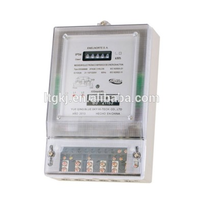 2PHASE 3 WIRE  cyclometric kWh meter watt hour kWh energy meter