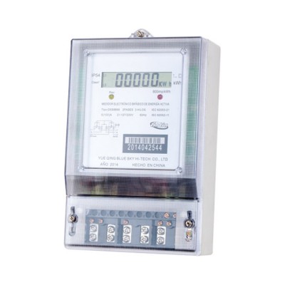 DTS8888 Three phase four wire kWh meter LCD type active reactive Bluetooth meter energy