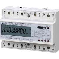 Three phase four wire DIN RAIL Static kWh electricity energy Meter ( Watt hour meter)