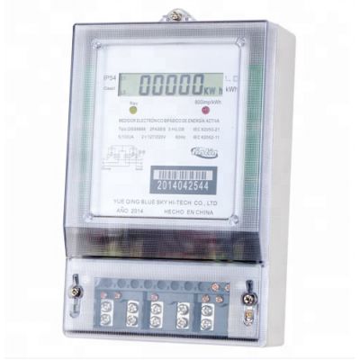 Two-phase Three-wire Electric Energy Meter/Power Meter